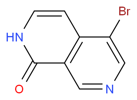 5-bromo-1,2-dihydro-2,7-naphthyridin-1-one_分子结构_CAS_1260663-94-2