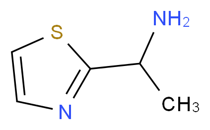 1-(1,3-thiazol-2-yl)ethan-1-amine_分子结构_CAS_)