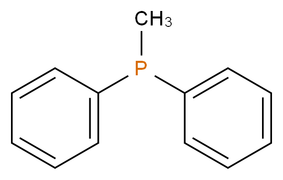 methyldiphenylphosphane_分子结构_CAS_1486-28-8