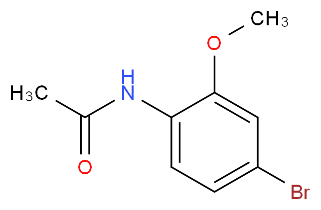 N-(4-bromo-2-methoxyphenyl)acetamide_分子结构_CAS_143360-01-4