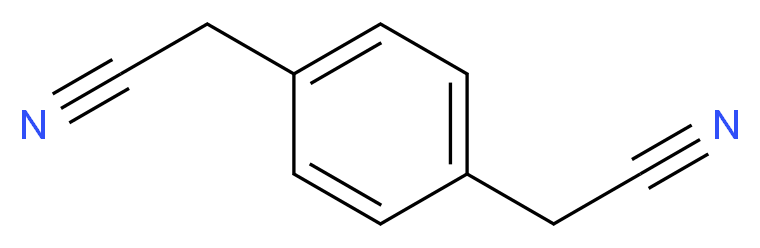2-[4-(cyanomethyl)phenyl]acetonitrile_分子结构_CAS_622-75-3