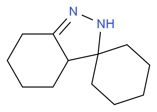 2',3'a,4',5',6',7'-hexahydrospiro[cyclohexane-1,3'-indazole]_分子结构_CAS_22122-96-9