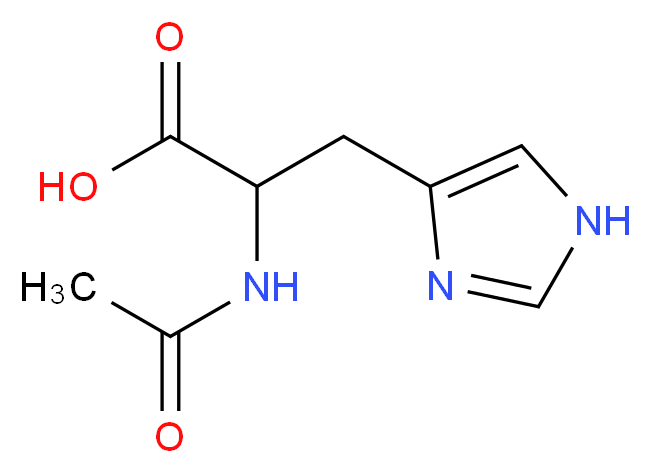 2-(acetylamino)-3-(1h-imidazol-4-yl)propanoic acid_分子结构_CAS_218084)