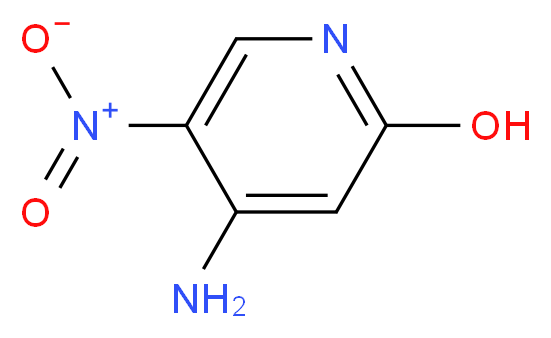 4-Amino-5-nitro-2-pyridinol_分子结构_CAS_99479-77-3)