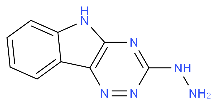 3-Hydrazino-5H-[1,2,4]triazino[5,6-b]indole_分子结构_CAS_)