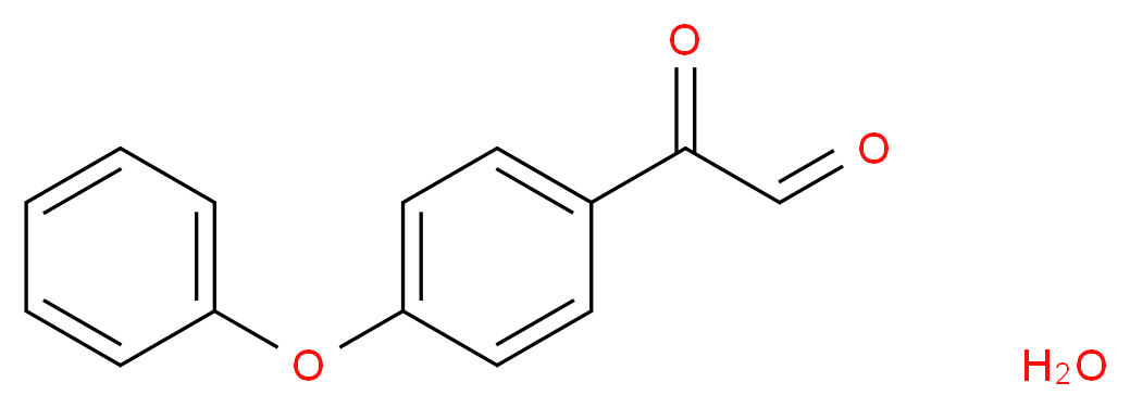 2-oxo-2-(4-phenoxyphenyl)acetaldehyde hydrate_分子结构_CAS_92254-55-2
