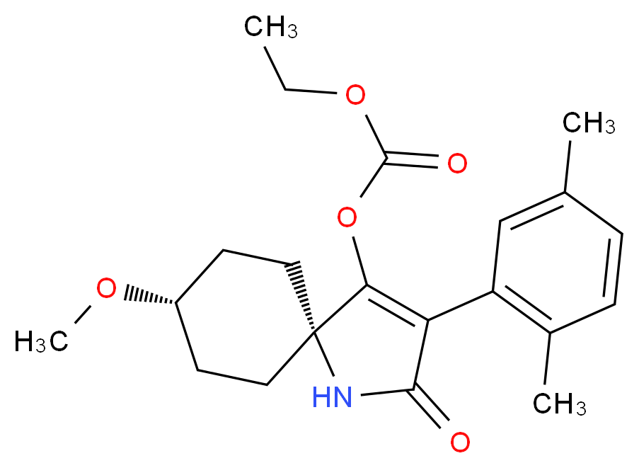 螺虫乙酯_分子结构_CAS_203313-25-1)