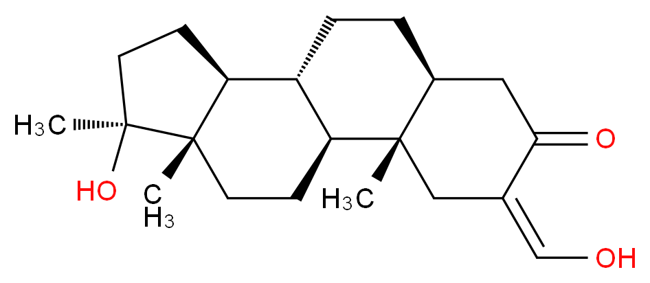 (1S,2S,4Z,7S,10R,11S,14S,15S)-14-hydroxy-4-(hydroxymethylidene)-2,14,15-trimethyltetracyclo[8.7.0.0<sup>2</sup>,<sup>7</sup>.0<sup>1</sup><sup>1</sup>,<sup>1</sup><sup>5</sup>]heptadecan-5-one_分子结构_CAS_434-07-1