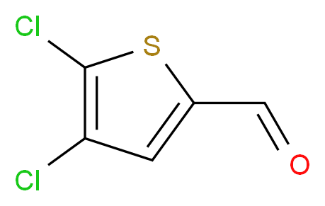 4,5-dichlorothiophene-2-carbaldehyde_分子结构_CAS_67482-49-9