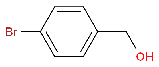 (4-bromophenyl)methanol_分子结构_CAS_873-75-6