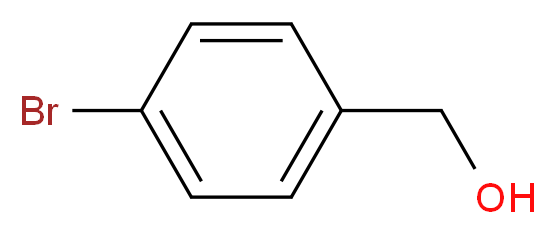 p-BROMOBENZYL ALCOHOL_分子结构_CAS_873-75-6)