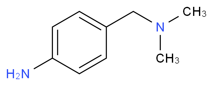 4-Amino-N,N-dimethylbenzylamine_分子结构_CAS_6406-74-2)