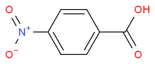 4-Nitrobenzoic acid_分子结构_CAS_62-23-7)