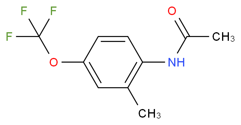 2-Methyl-4-(trifluoromethoxy)acetanilide_分子结构_CAS_)