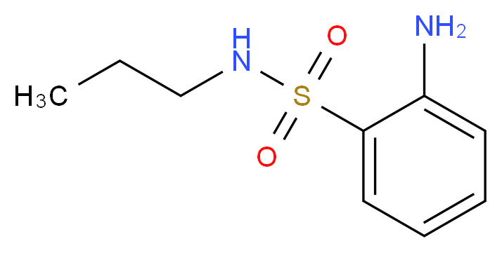 2-Amino-N-propylbenzenesulfonamide_分子结构_CAS_436095-50-0)