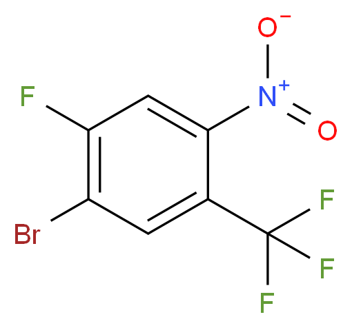 4-bromo-5-fluoro-2-trifluoromethylnitrobenzene_分子结构_CAS_1121586-27-3)