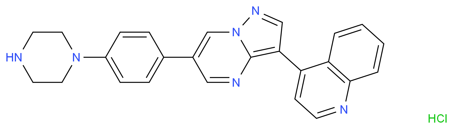 LDN193189 HCl_分子结构_CAS_1062368-62-0)