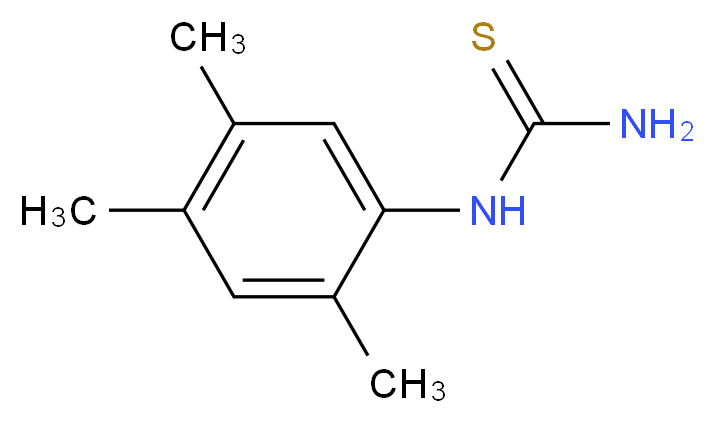 1-(2,4,5-Trimethylphenyl)-2-thiourea_分子结构_CAS_117174-87-5)