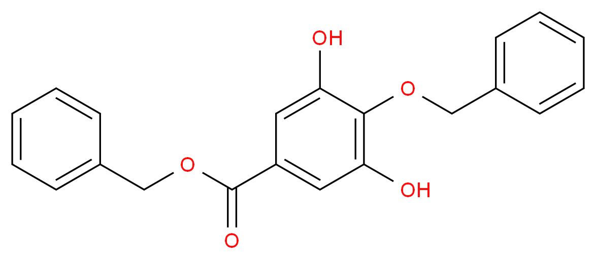 benzyl 4-(benzyloxy)-3,5-dihydroxybenzoate_分子结构_CAS_1159977-07-7