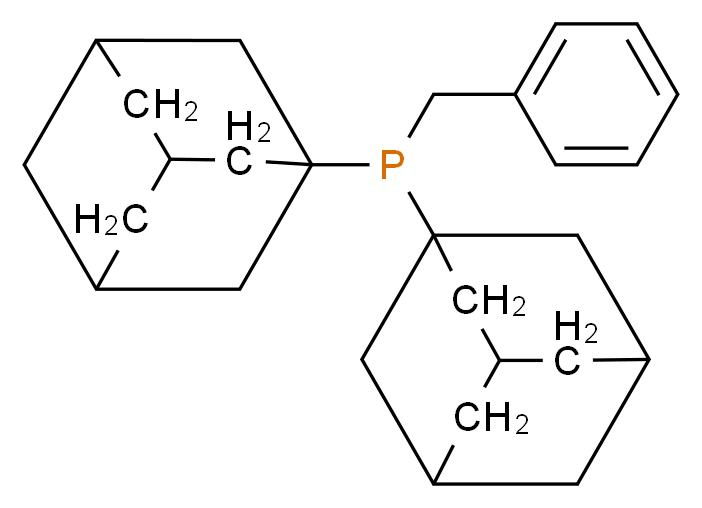 Di(adamantan-1-yl)(benzyl)phosphine_分子结构_CAS_395116-70-8)