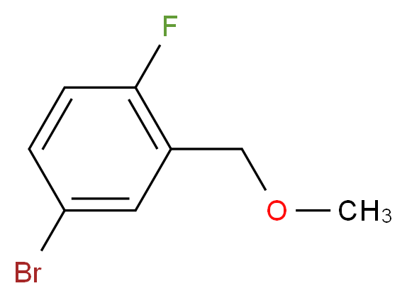 4-bromo-1-fluoro-2-(methoxymethyl)benzene_分子结构_CAS_337535-43-0