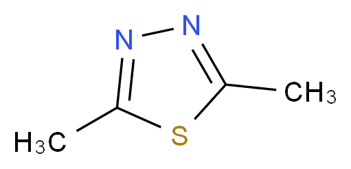 2,5-二甲基噻二唑_分子结构_CAS_27464-82-0)