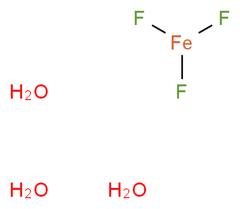 氟化铁(III) 三水合物_分子结构_CAS_15469-38-2)