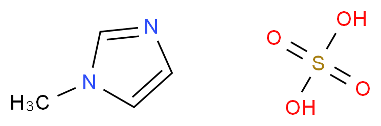 1-methyl-1H-imidazole; sulfuric acid_分子结构_CAS_681281-87-8