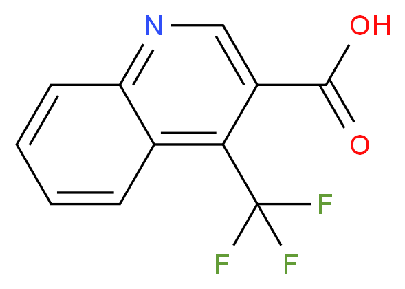 4-(trifluoromethyl)quinoline-3-carboxylic acid_分子结构_CAS_)