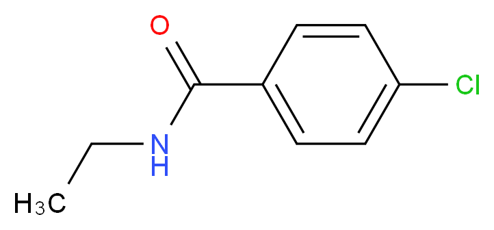 4-Chloro-N-ethylbenzamide_分子结构_CAS_26930-17-6)