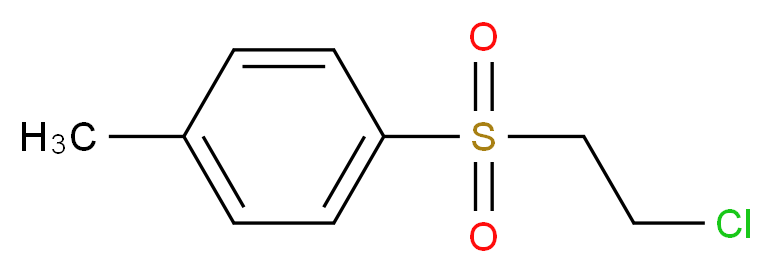 2-氯乙基对甲苯基砜_分子结构_CAS_22381-53-9)