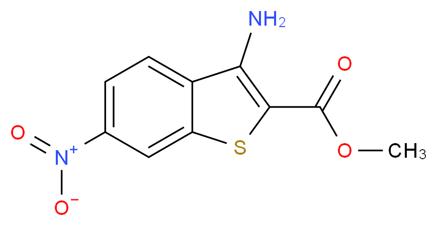 Methyl 3-amino-6-nitro-1-benzothiophene-2-carboxylate_分子结构_CAS_)