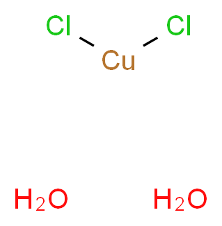 氯化铜(II) 二水合物_分子结构_CAS_10125-13-0)