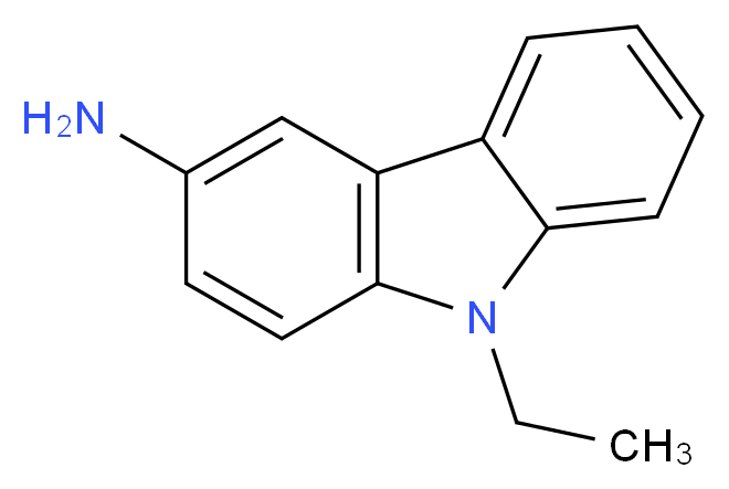 3-氨基-9-乙基咔唑_分子结构_CAS_132-32-1)