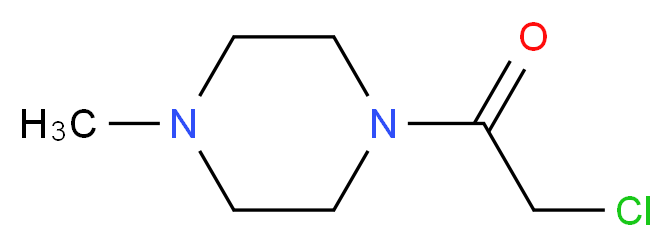 1-(chloroacetyl)-4-methylpiperazine_分子结构_CAS_40340-73-6)