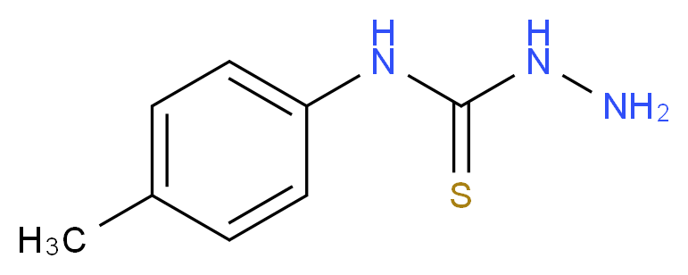 4-(4-Methylphenyl)-3-thiosemicarbazide_分子结构_CAS_21076-11-9)