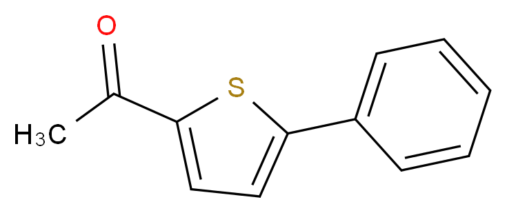 1-(5-phenylthiophen-2-yl)ethan-1-one_分子结构_CAS_1665-41-4