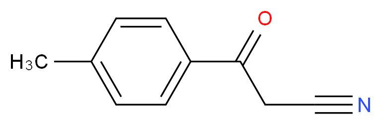 3-(4-methylphenyl)-3-oxopropanenitrile_分子结构_CAS_7391-28-8