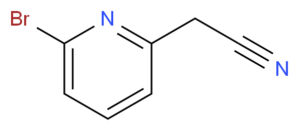 2-(6-Bromopyridin-2-yl)acetonitrile_分子结构_CAS_112575-11-8)