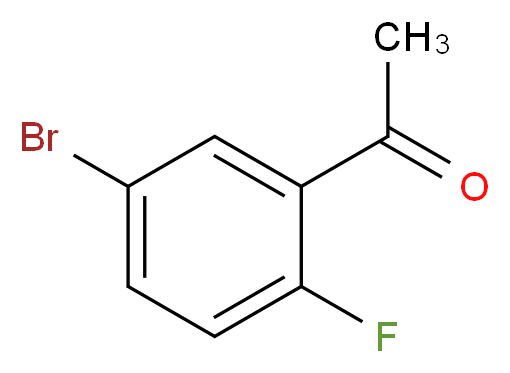 1-(5-bromo-2-fluorophenyl)ethan-1-one_分子结构_CAS_198477-89-3