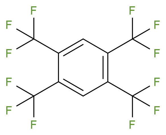 1,2,4,5-Tetrakis(trifluoromethyl)benzene_分子结构_CAS_320-23-0)