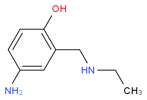 2-[(Ethylamino)methyl]-4-aminophenol Dihydrochloride_分子结构_CAS_86177-06-2)