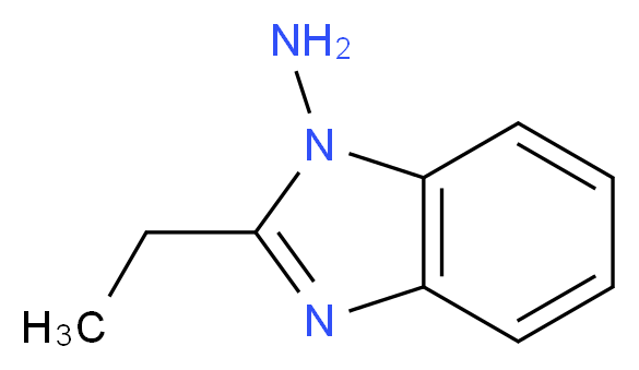 2-ethyl-1H-benzimidazol-1-amine_分子结构_CAS_90559-02-7)