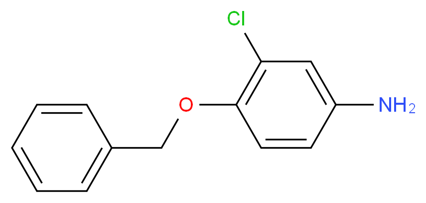 4-(benzyloxy)-3-chloroaniline_分子结构_CAS_59404-86-3