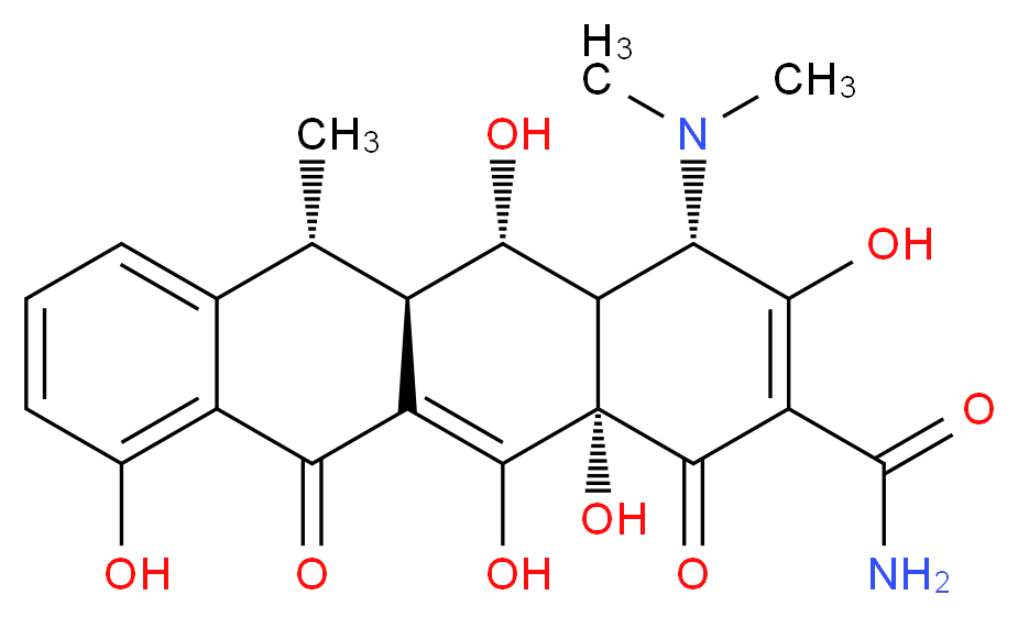 4-Epi Doxycycline (>70%)_分子结构_CAS_6543-77-7)