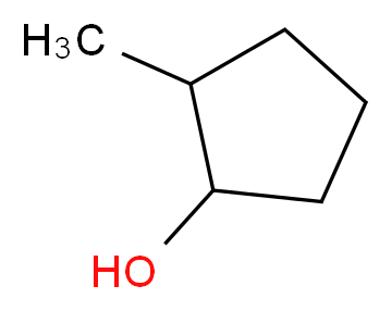 2-甲基环戊醇,顺式+反式_分子结构_CAS_24070-77-7)