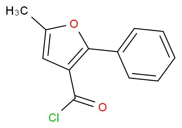 5-methyl-2-phenyl-3-furoyl chloride_分子结构_CAS_183210-32-4)