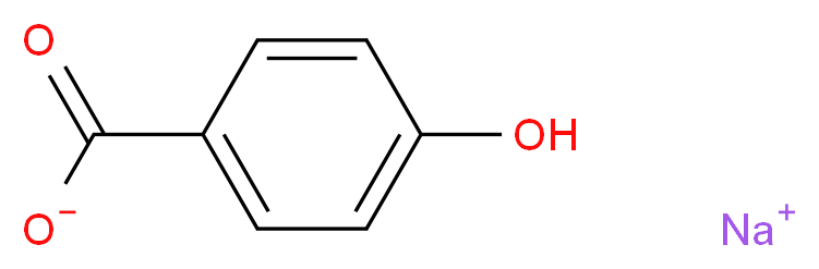 sodium 4-hydroxybenzoate_分子结构_CAS_5026-62-0