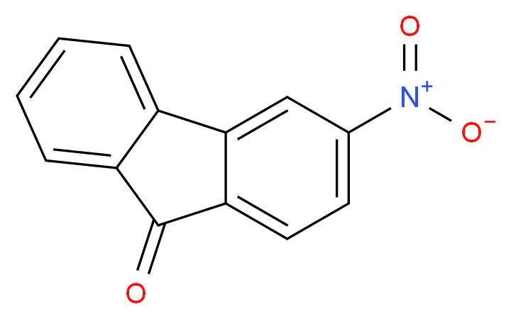 3-nitro-9H-fluoren-9-one_分子结构_CAS_42135-22-8