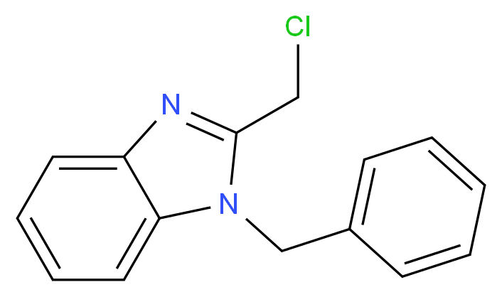 1-Benzyl-2-chloromethyl-1H-benzoimidazole_分子结构_CAS_7192-00-9)